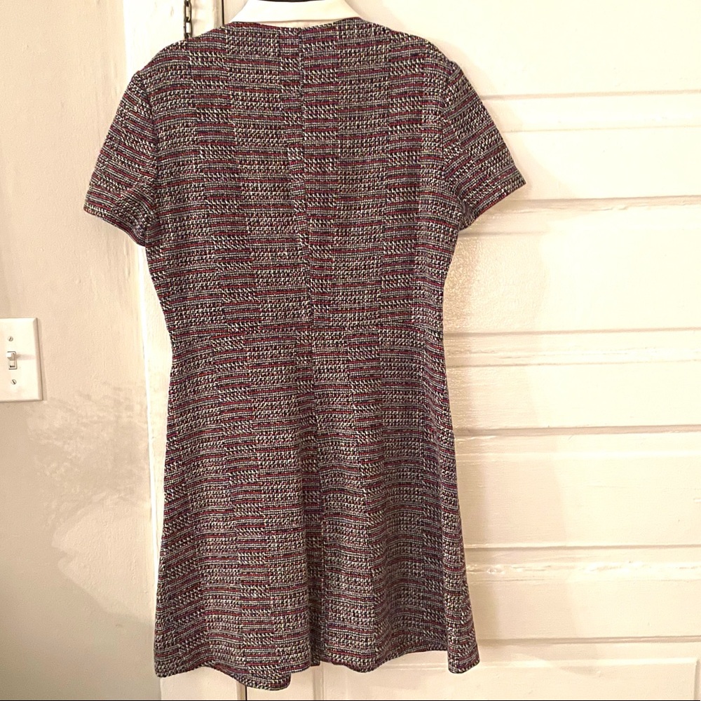 Maje Natelle Tweed Mini Dress Size 3 - Picture 3 of 7